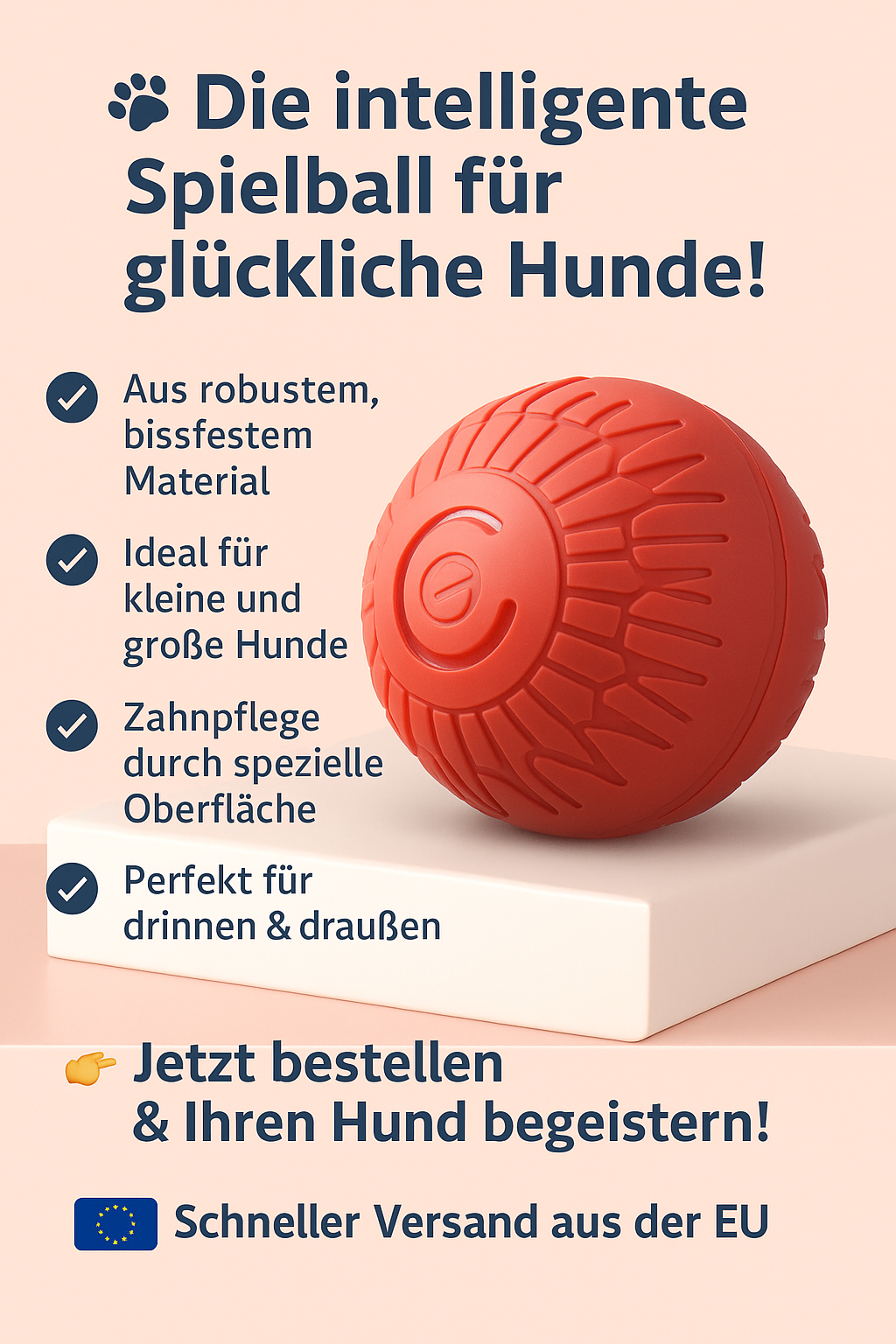 🐾 PawBy Vibrationsball – Mehr Spaß. Mehr Bewegung. Mehr Entspannung.
